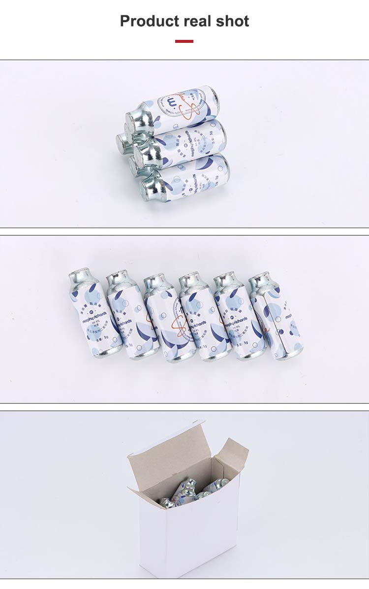 3g Food Grade Carbon Dioxide Cylinders